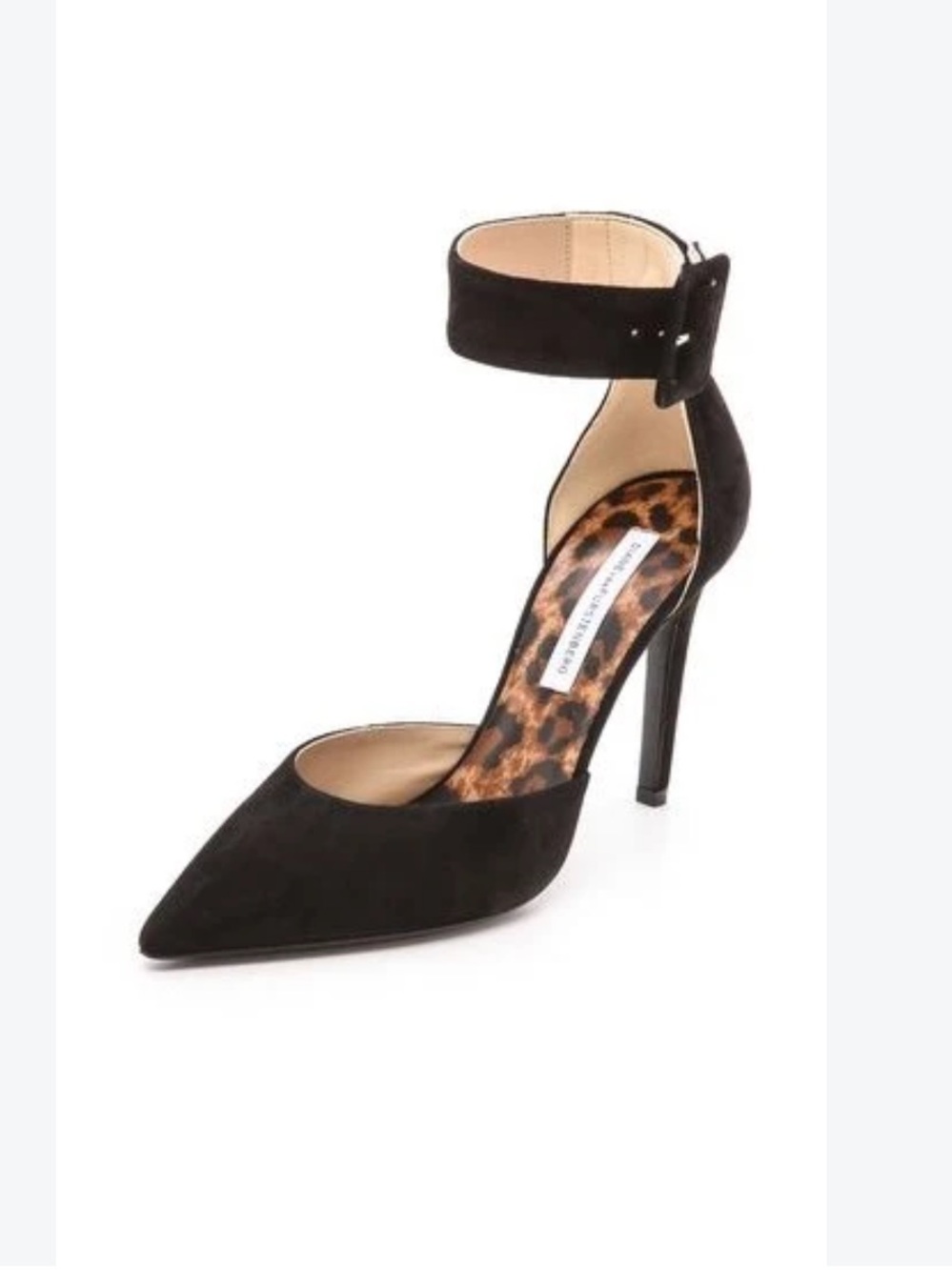 Diane Von Furstenberg Buckie Ankle Strap Heel